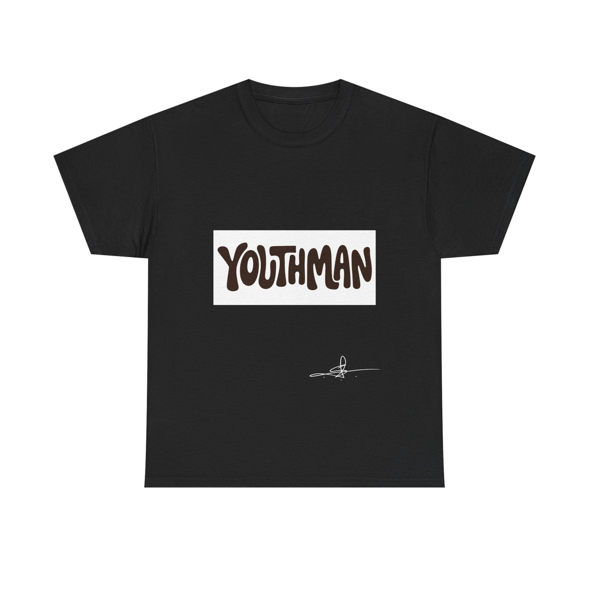Youthman Tee — Retro Script Graphic T‑Shirt (Front & Back)