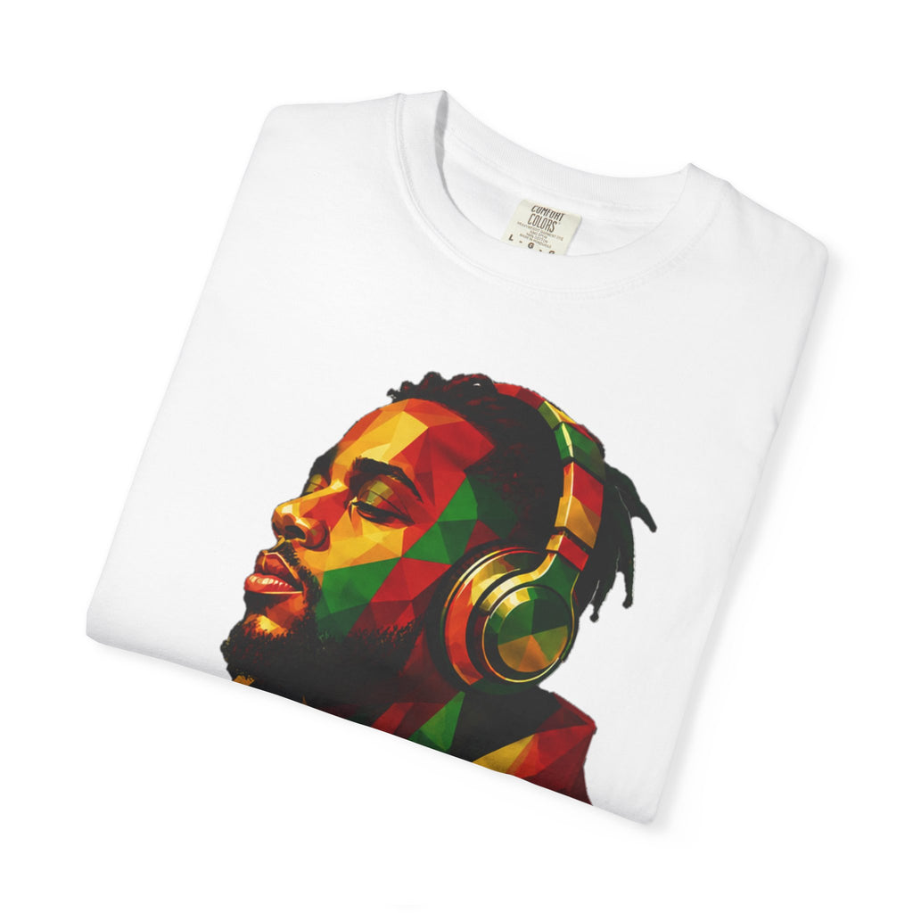 Sazzy Headphones Portrait T-Shirt