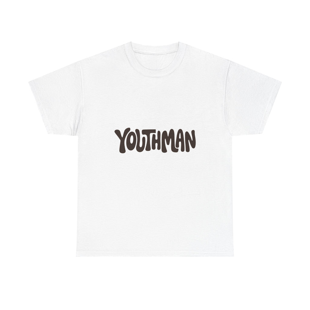 Youthman Tee — Retro Script Graphic T‑Shirt (Front & Back)