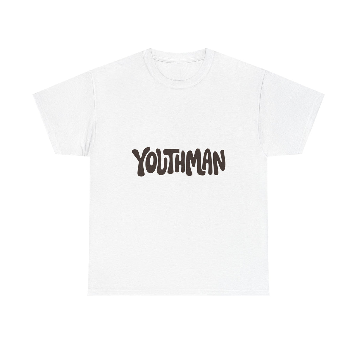 Youthman Tee — Retro Script Graphic T‑Shirt (Front & Back)