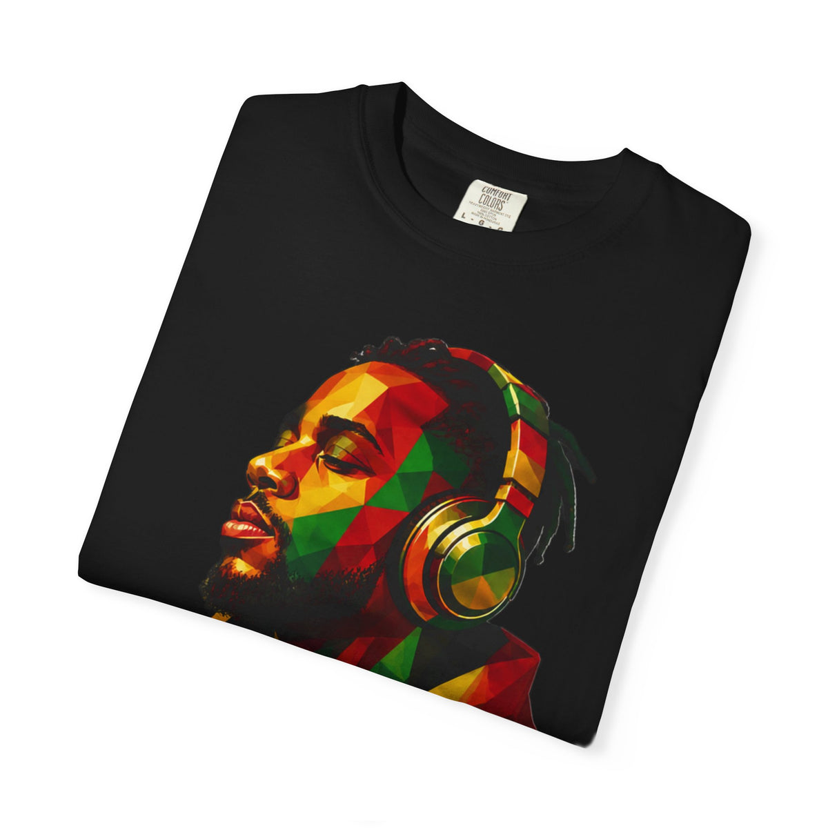 Sazzy Headphones Portrait T-Shirt