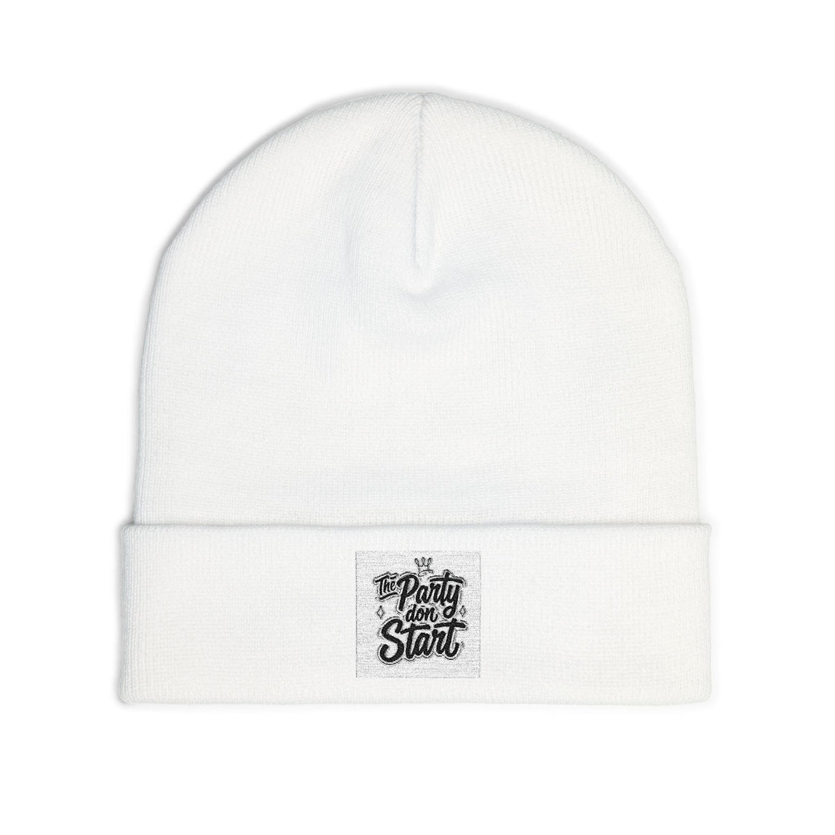 Knit Beanie (Embroidery)