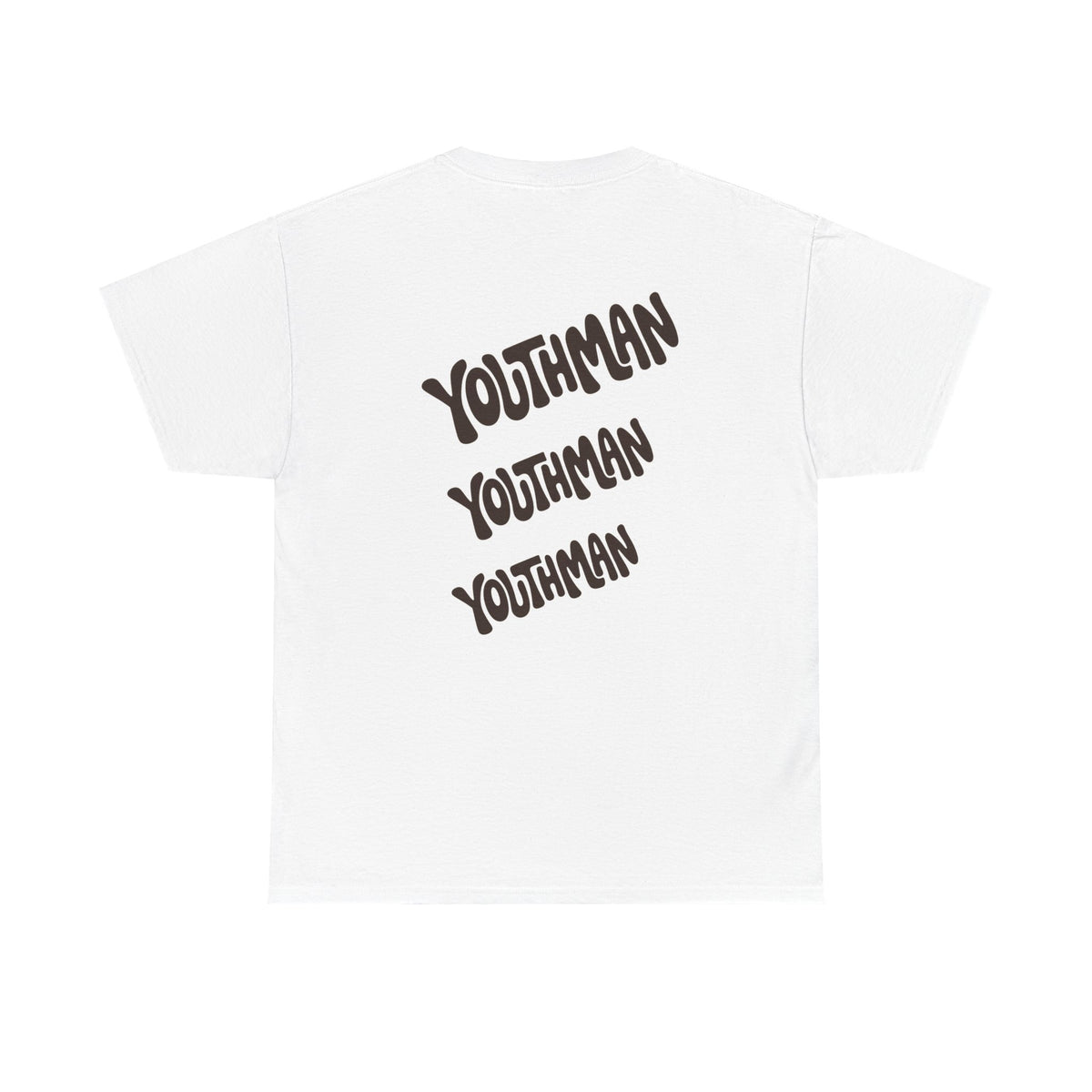 Youthman Tee — Retro Script Graphic T‑Shirt (Front & Back)