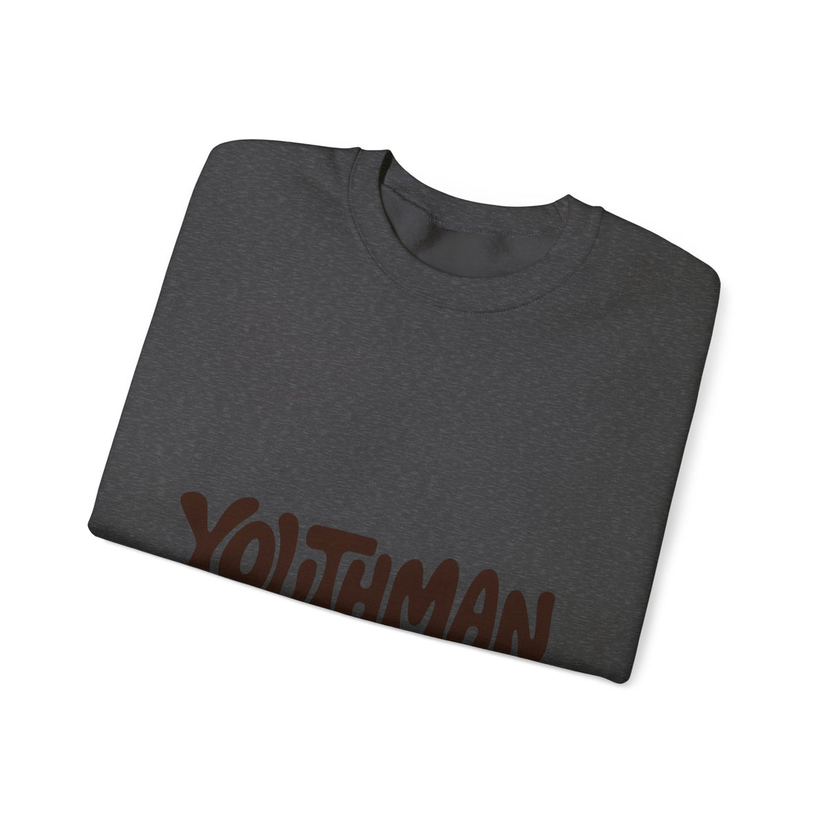 Youthman Crewneck Sweatshirt — Retro Script Graphic Pullover