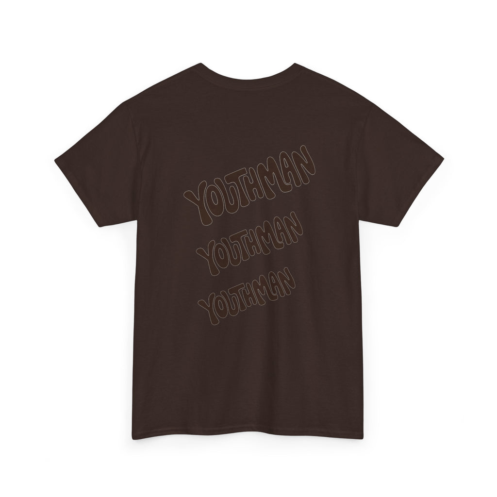 Youthman Tee — Retro Script Graphic T‑Shirt (Front & Back)