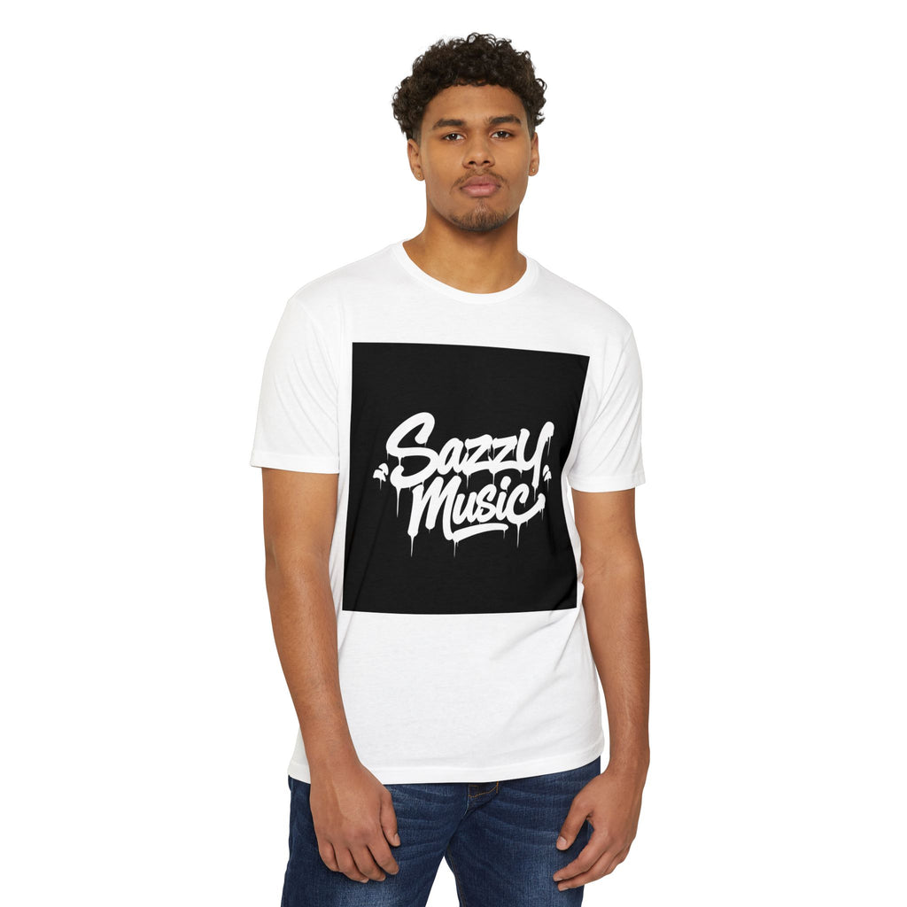 Sazzy Music Graphic T-Shirt — Urban Streetwear Tee with Drip Logo