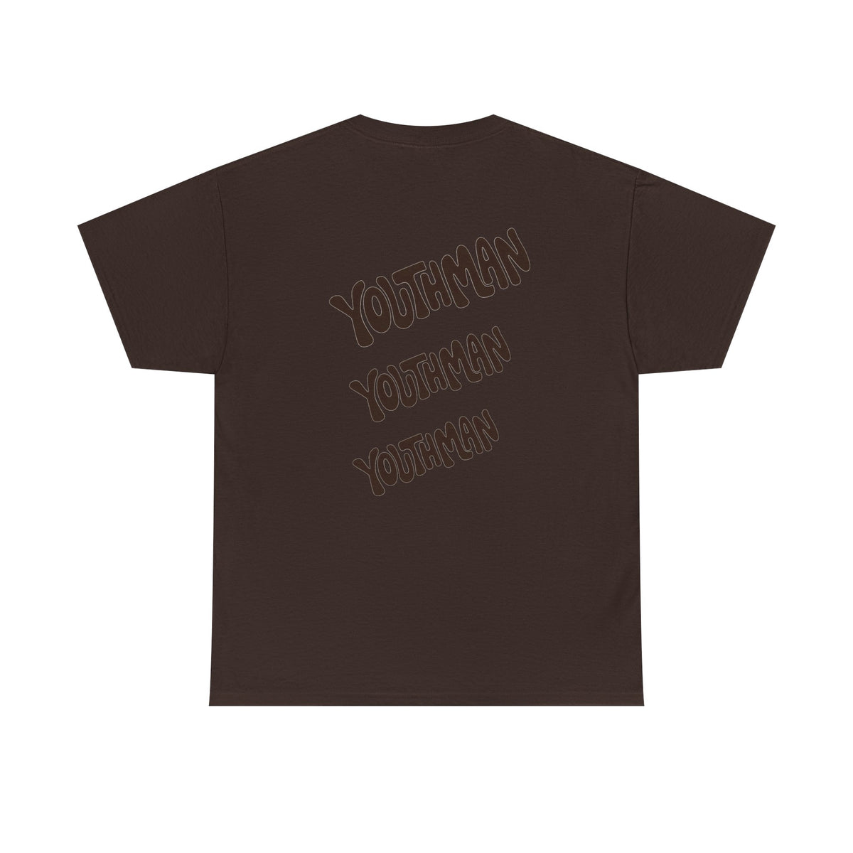 Youthman Tee — Retro Script Graphic T‑Shirt (Front & Back)