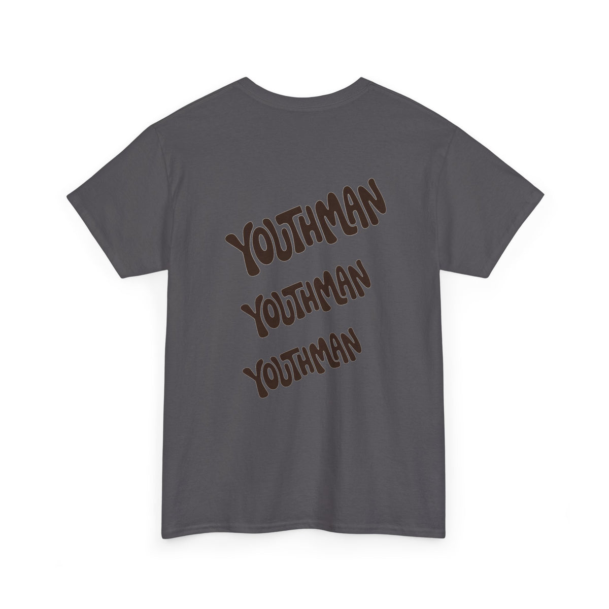 Youthman Tee — Retro Script Graphic T‑Shirt (Front & Back)