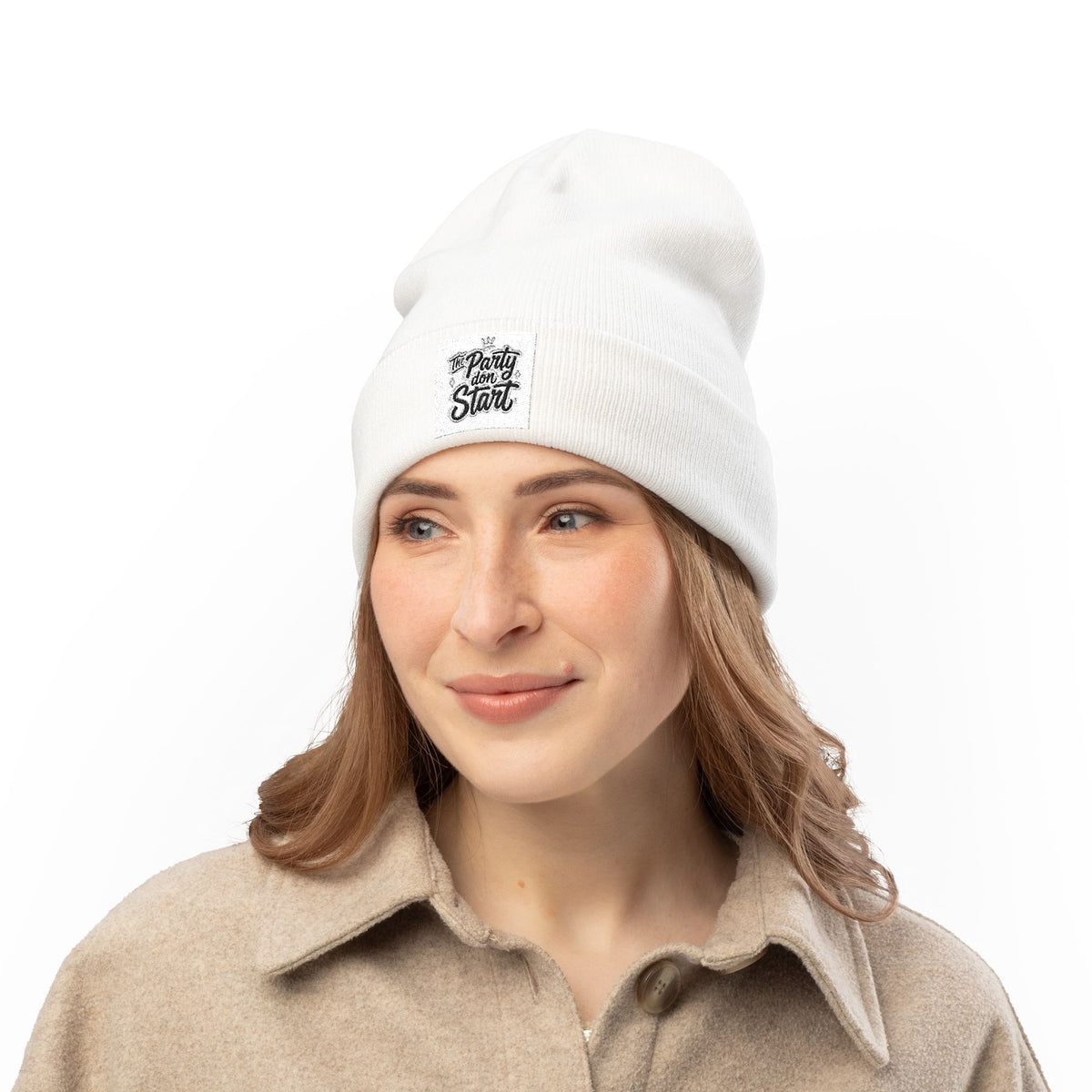Knit Beanie (Embroidery)