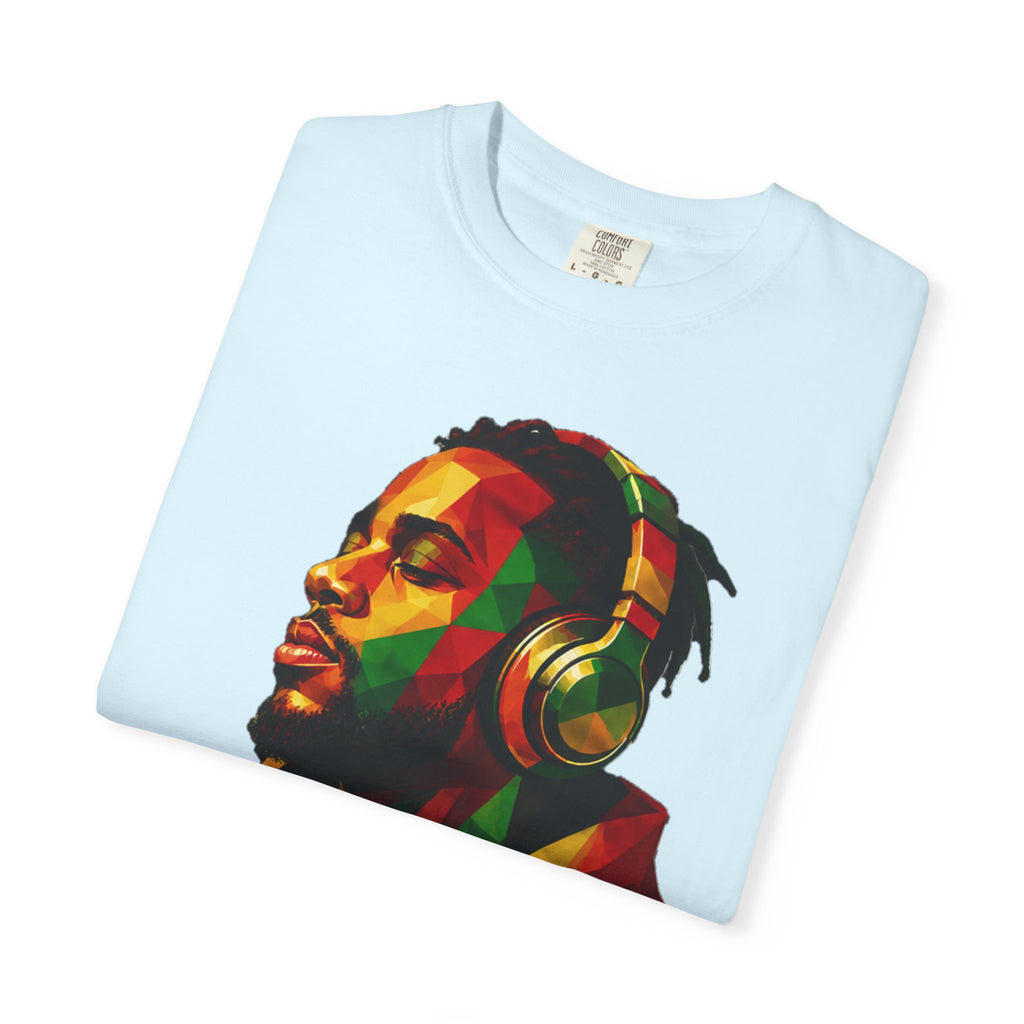 Sazzy Headphones Portrait T-Shirt