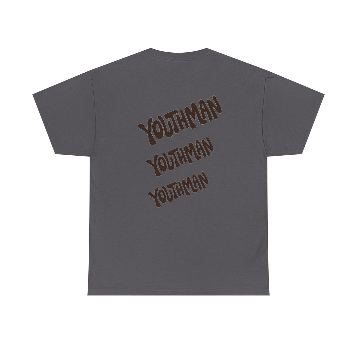 Youthman Tee — Retro Script Graphic T‑Shirt (Front & Back)