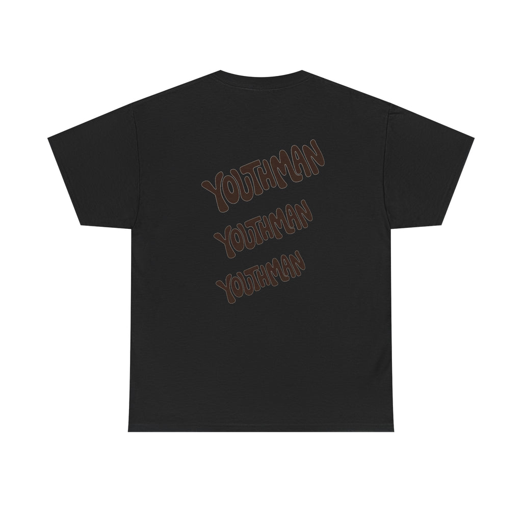 Youthman Tee — Retro Script Graphic T‑Shirt (Front & Back)