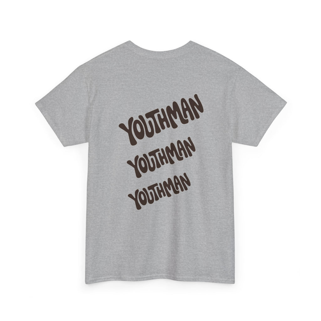 Youthman Tee — Retro Script Graphic T‑Shirt (Front & Back)