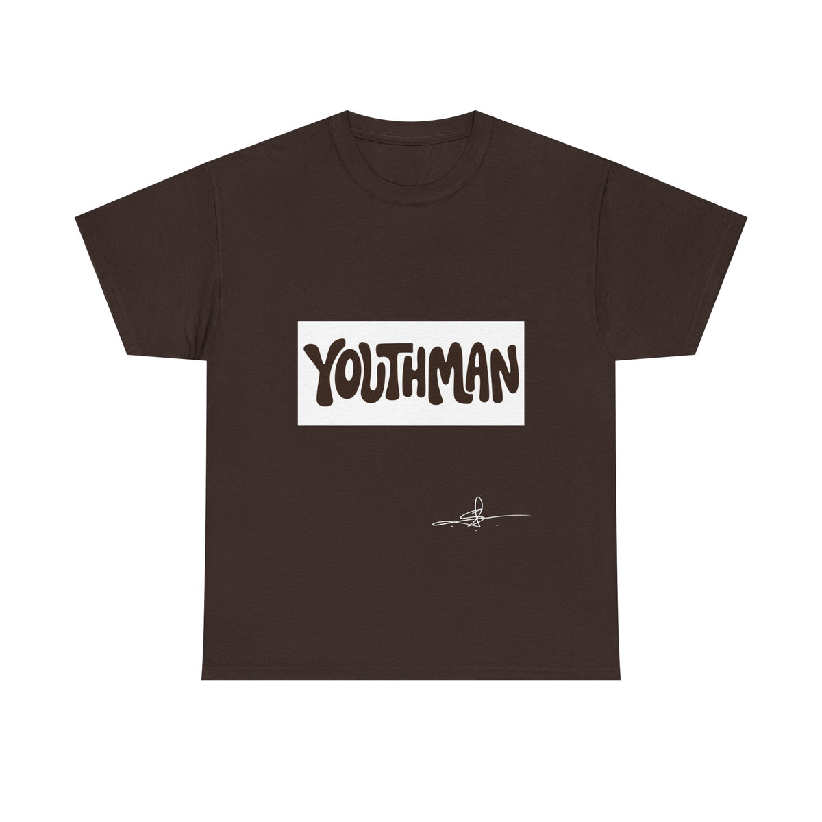 Youthman Tee — Retro Script Graphic T‑Shirt (Front & Back)