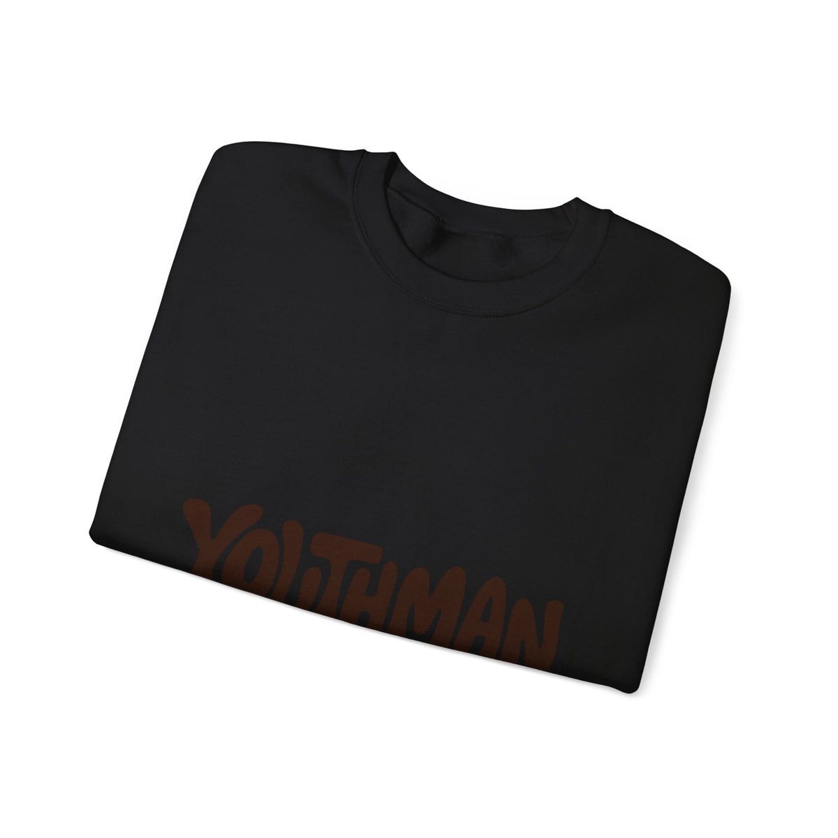 Youthman Crewneck Sweatshirt — Retro Script Graphic Pullover