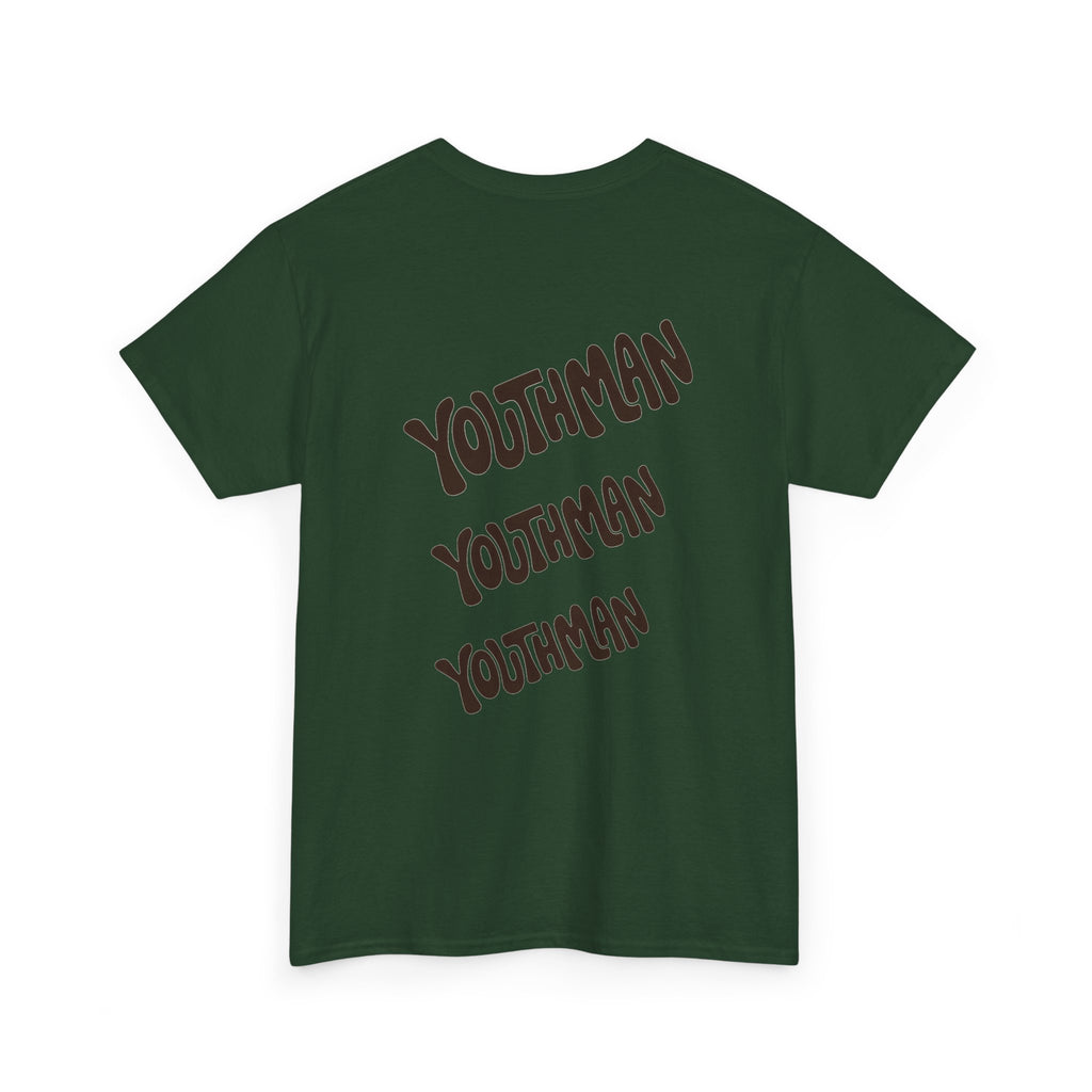 Youthman Tee — Retro Script Graphic T‑Shirt (Front & Back)