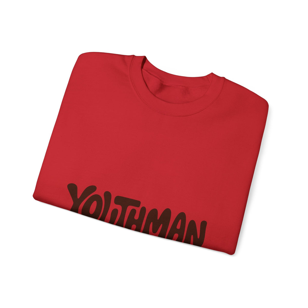 Youthman Crewneck Sweatshirt — Retro Script Graphic Pullover