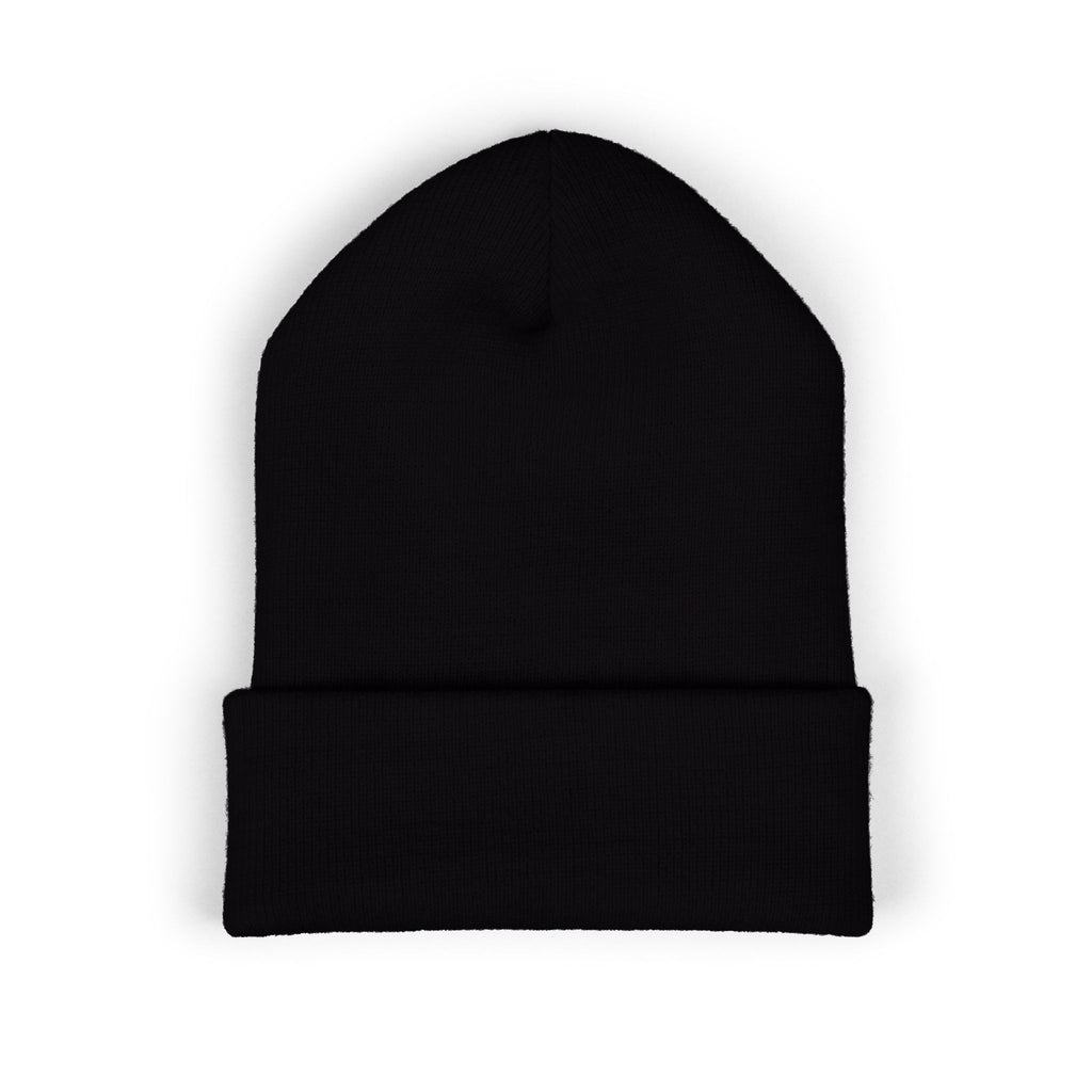 Embroidered 'Fitz Music' Cuffed Beanie — Colorful Floral Logo Knit Hat