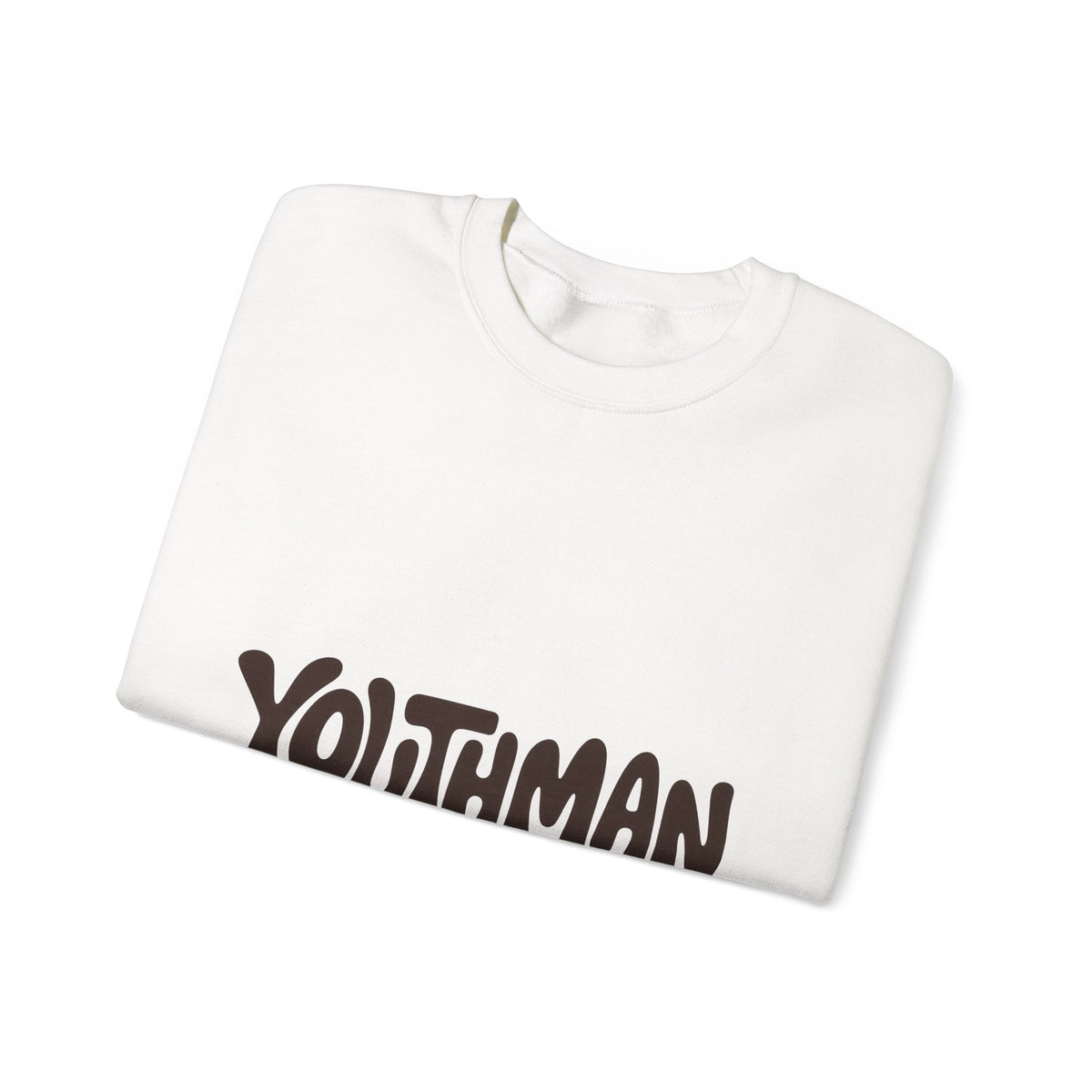 Youthman Crewneck Sweatshirt — Retro Script Graphic Pullover
