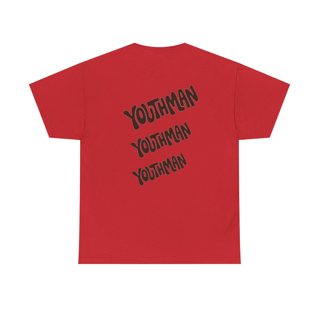 Youthman Tee — Retro Script Graphic T‑Shirt (Front & Back)