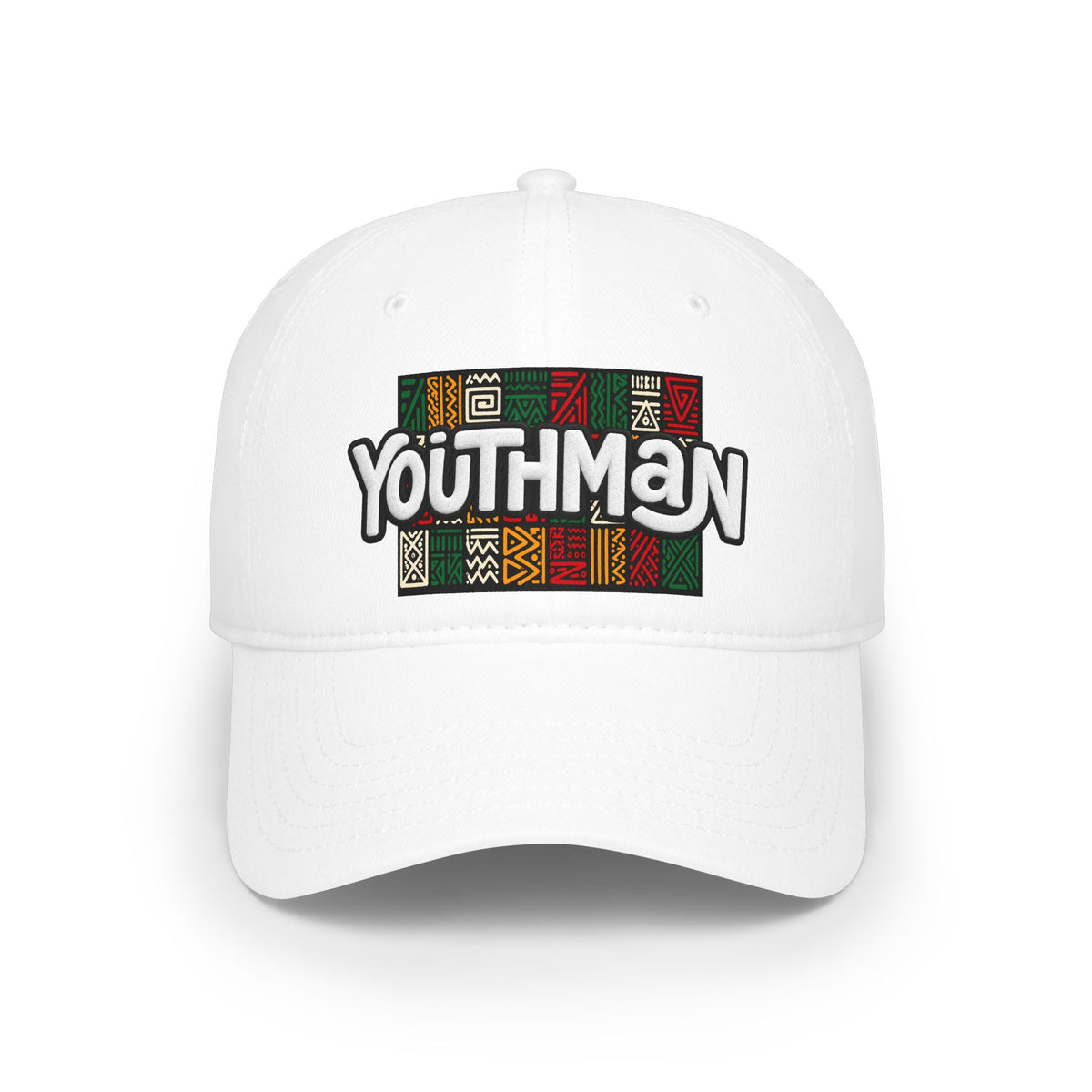 Youthman Kente Patch Baseball Cap