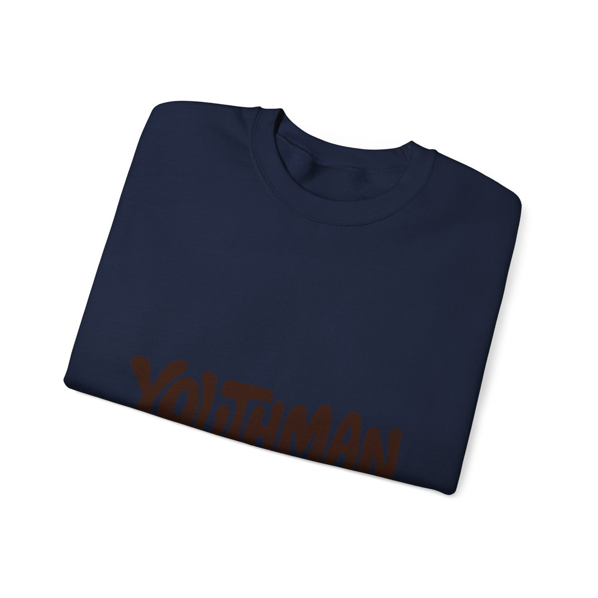 Youthman Crewneck Sweatshirt — Retro Script Graphic Pullover