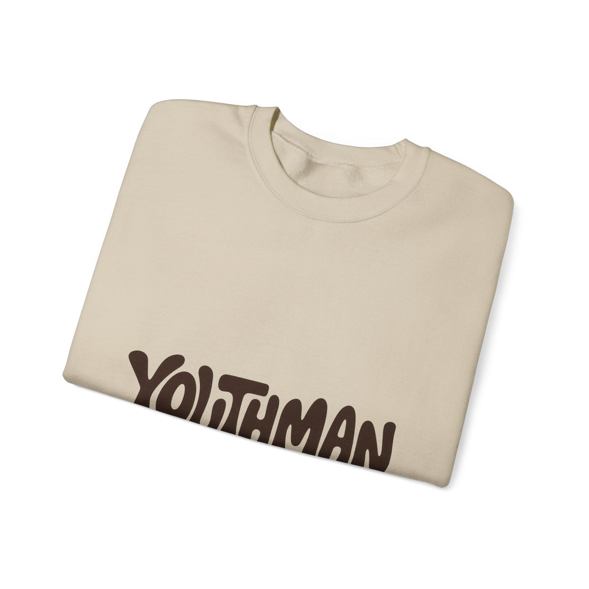 Youthman Crewneck Sweatshirt — Retro Script Graphic Pullover