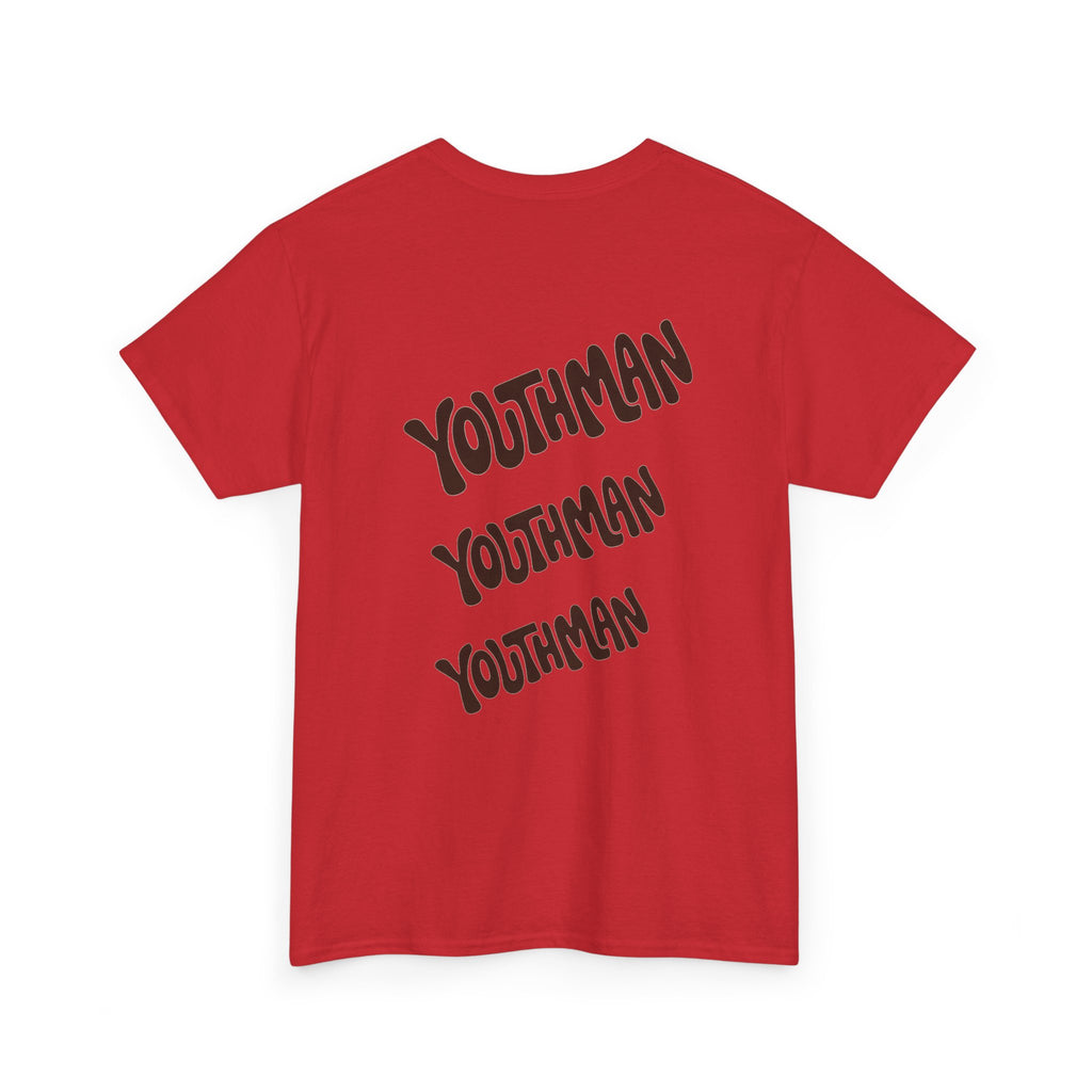 Youthman Tee — Retro Script Graphic T‑Shirt (Front & Back)