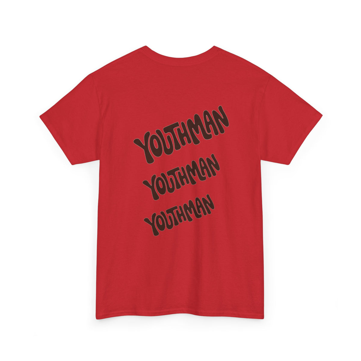 Youthman Tee — Retro Script Graphic T‑Shirt (Front & Back)