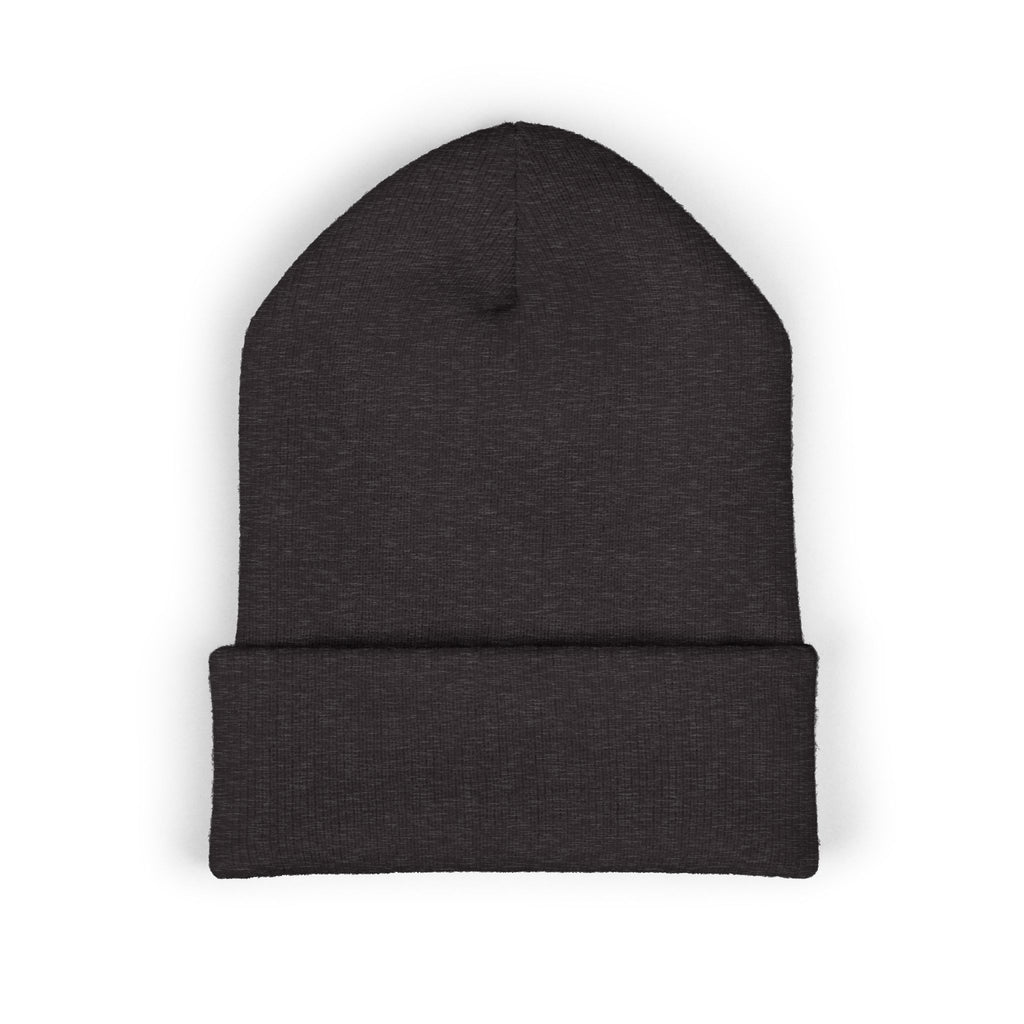 Embroidered 'Fitz Music' Cuffed Beanie — Colorful Floral Logo Knit Hat