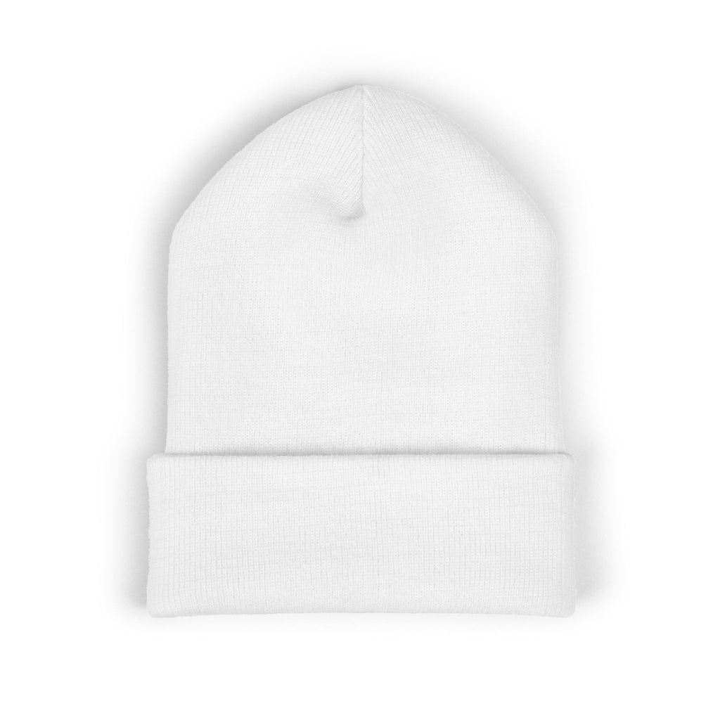Embroidered 'Fitz Music' Cuffed Beanie — Colorful Floral Logo Knit Hat