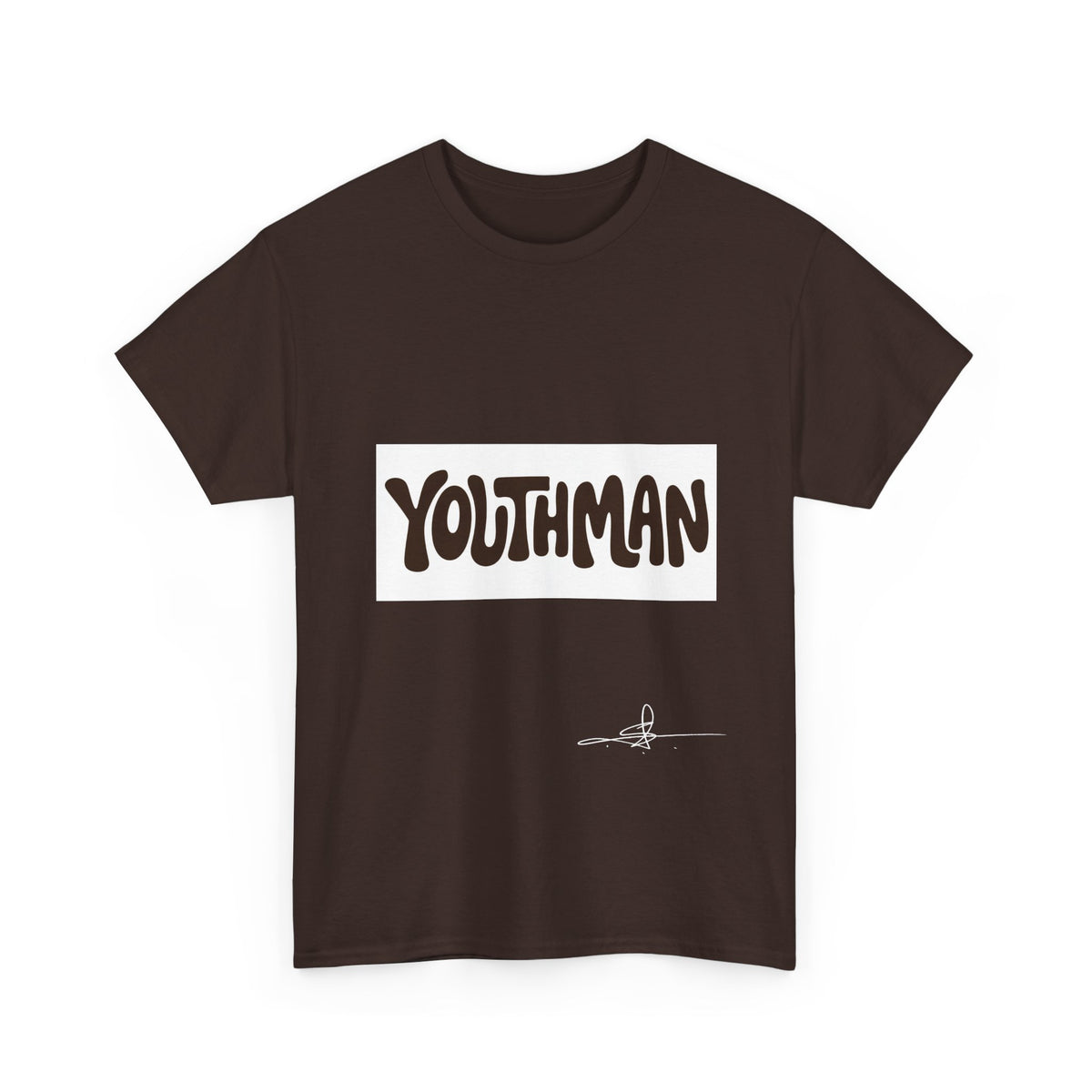 Youthman Tee — Retro Script Graphic T‑Shirt (Front & Back)