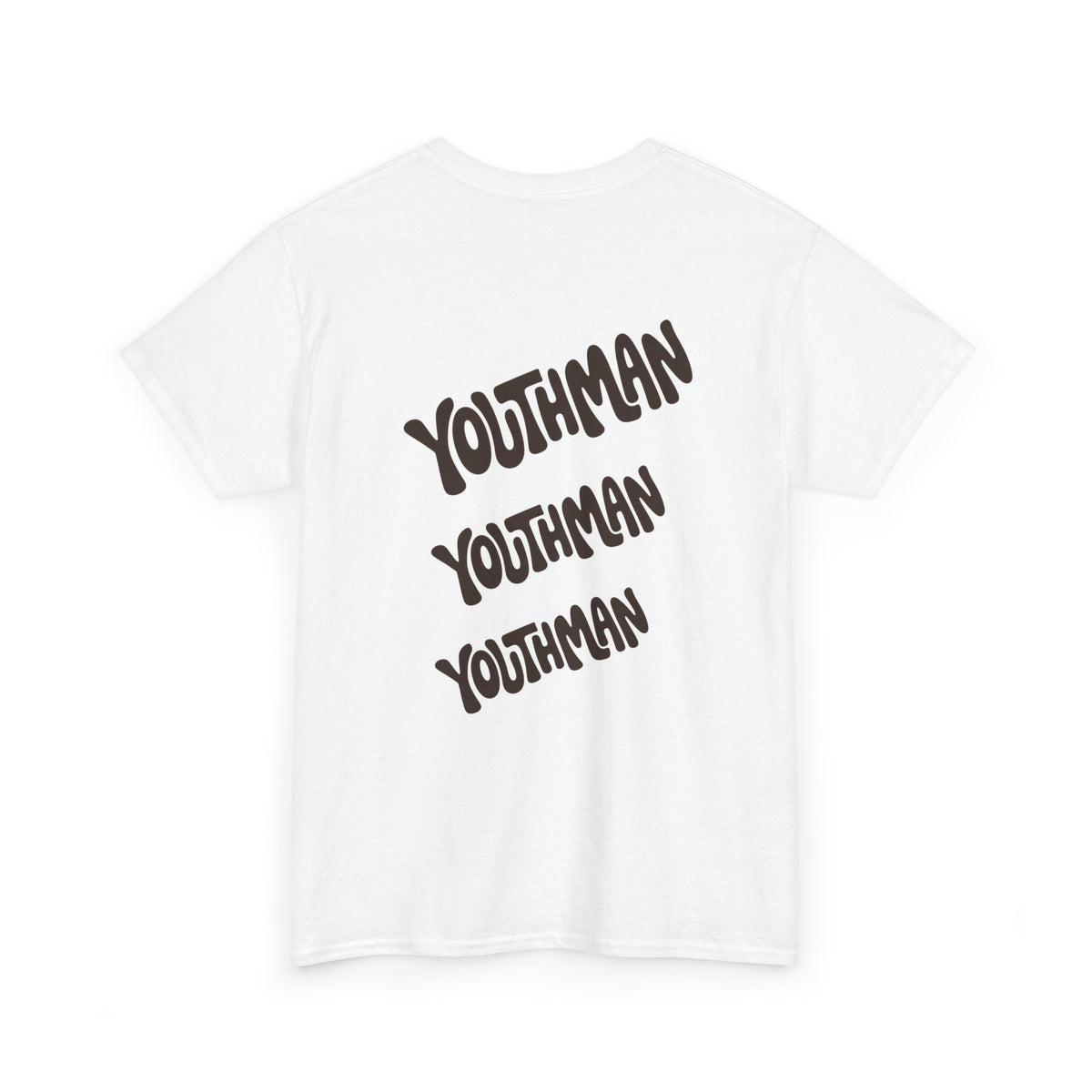 Youthman Tee — Retro Script Graphic T‑Shirt (Front & Back)