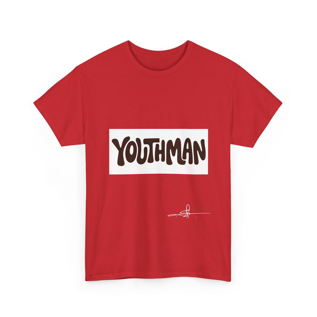 Youthman Tee — Retro Script Graphic T‑Shirt (Front & Back)