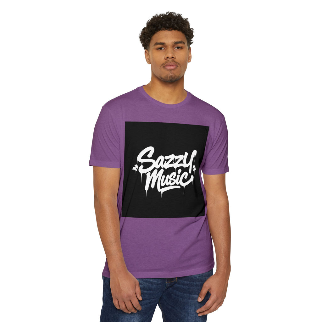 Sazzy Music Graphic T-Shirt — Urban Streetwear Tee with Drip Logo