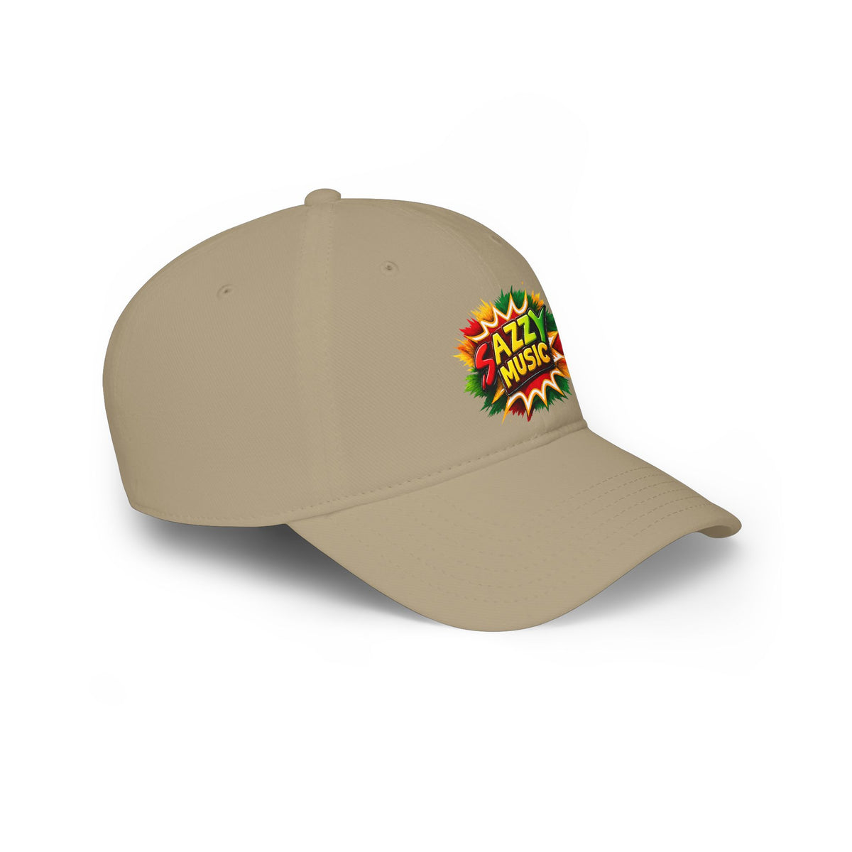 Sazzy Music Reggae Cap — Retro Pop Art Low Profile Baseball Hat
