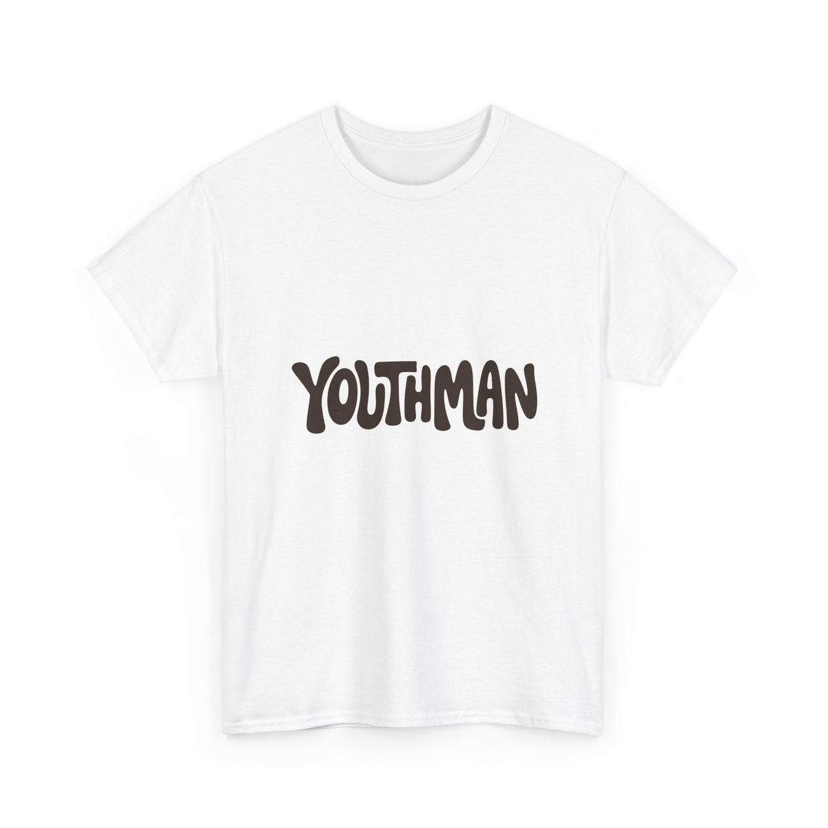 Youthman Tee — Retro Script Graphic T‑Shirt (Front & Back)