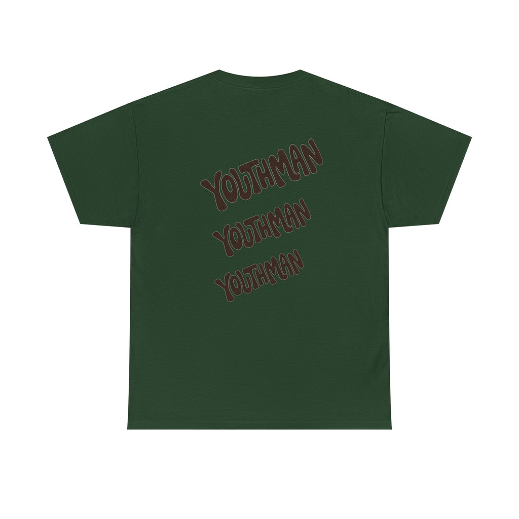Youthman Tee — Retro Script Graphic T‑Shirt (Front & Back)