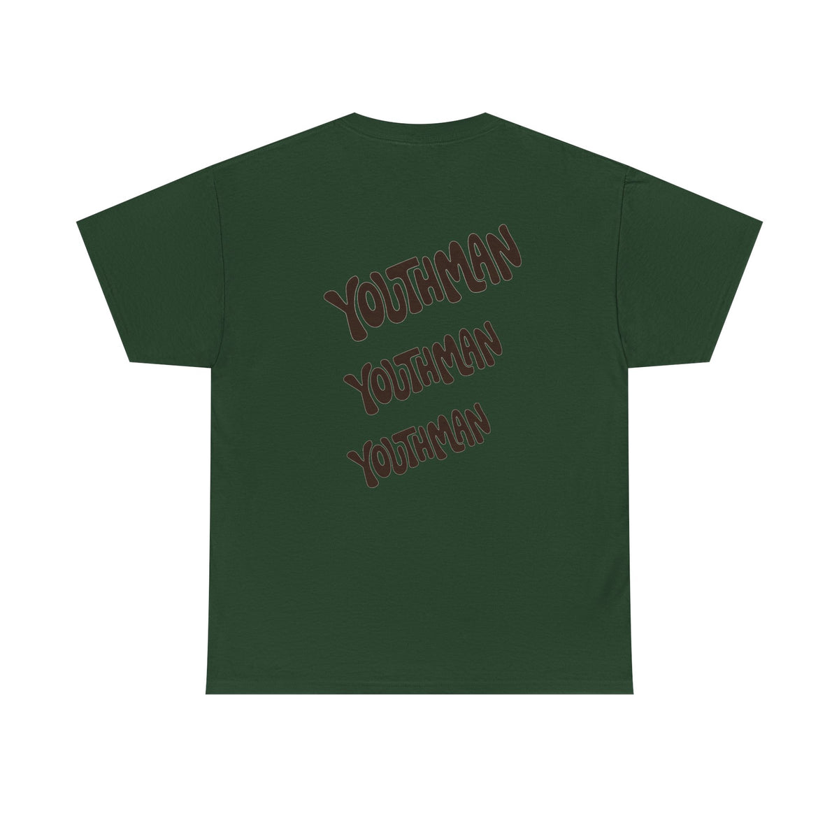 Youthman Tee — Retro Script Graphic T‑Shirt (Front & Back)